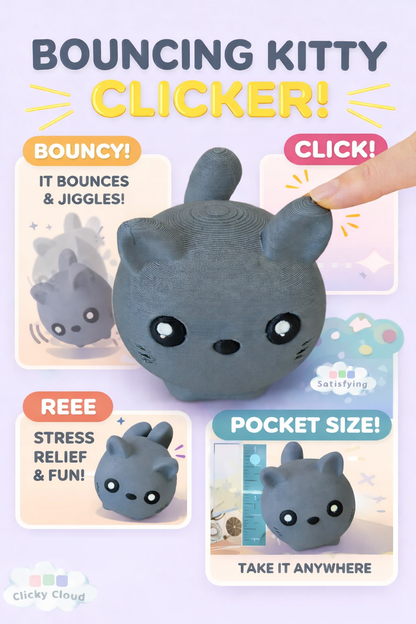 Bouncy Kitty Fidget Clicker – Cute Cat Keyboard Clicker
