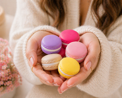 Macaron Fidget Clicker Toy, Stress Relief, Desk Accessory, Clicky Toy