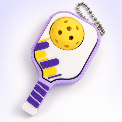Pickleball Clicker & Spinner Fidget Keychain