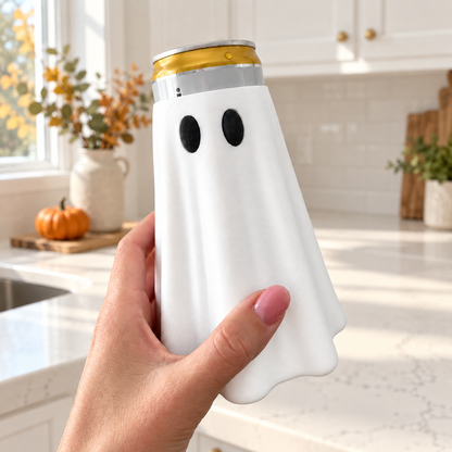 Ghost Can Cooler | Slim & Standard 12 oz Can Holder