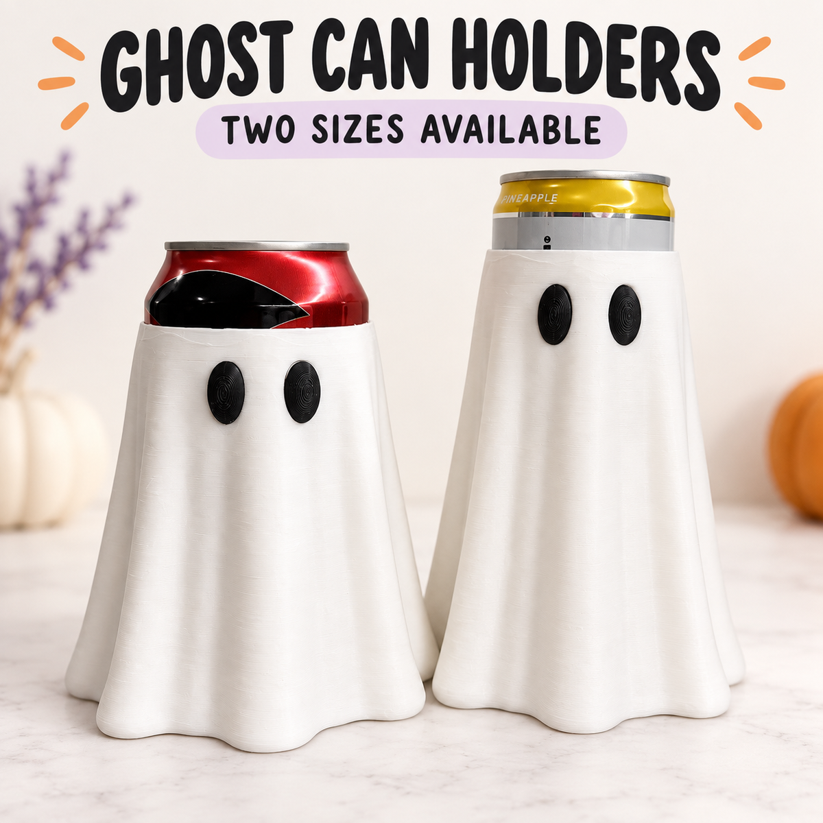 Ghost Can Cooler | Slim & Standard 12 oz Can Holder