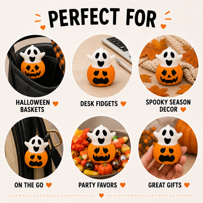 Ghost Pumpkin Clicker Fidget Toy – Halloween Sensory Fidget