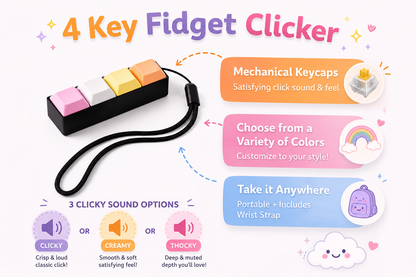 4 Key Mechanical Keyboard Fidget