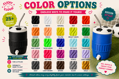 Soccer Can Cooler – 12 oz Drink Holder for Soccer Moms & Game Days