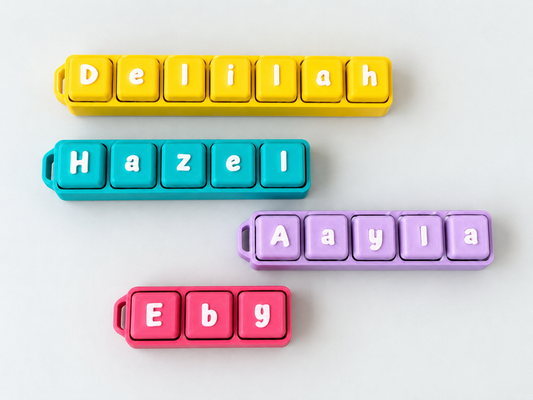 Personalized Keyboard Clicker Fidget – Custom Name Keycap Clicker | 3D Printed Desk Toy | Mechanical Keyboard Switch Fidget
