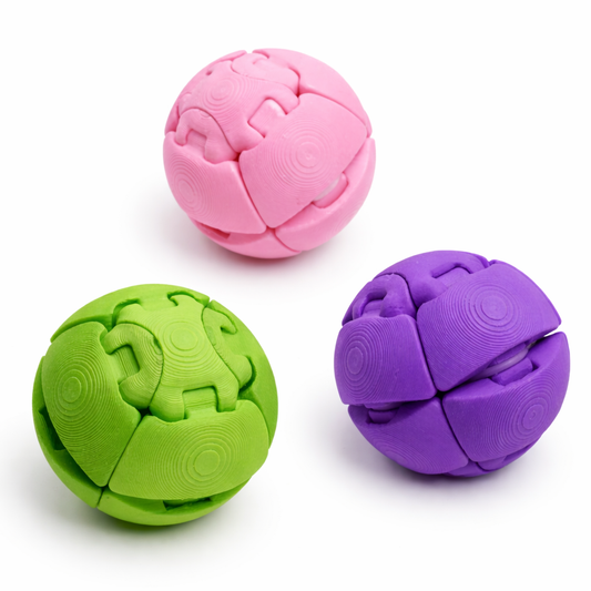 Zorbles Squishy Fidget Toy Keychain | Pocket Stress Relief Sensory Toy | Custom Color Mini Fidget for Anxiety & ADHD