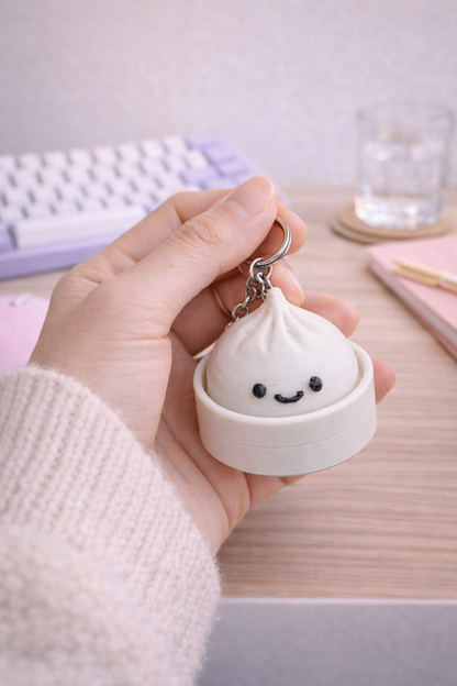 Bao Bun Fidget Clicker – Cute Dumpling Keyboard Clicker