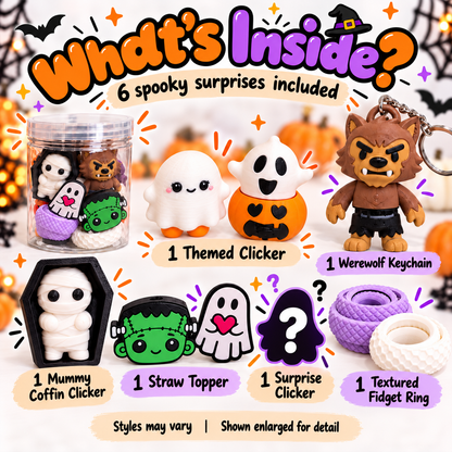 Limited quantity Halloween fidget jar