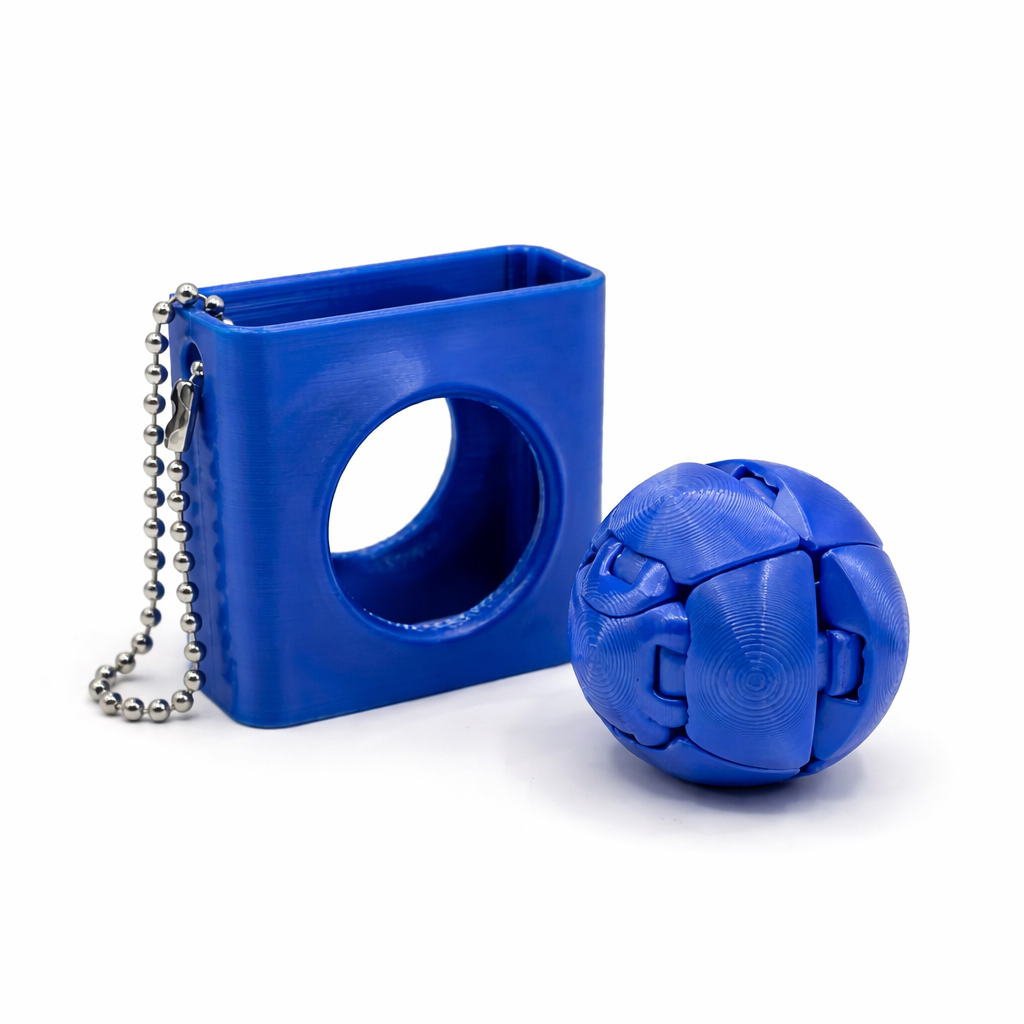 Zorbles Squishy Fidget Toy Keychain | Pocket Stress Relief Sensory Toy | Custom Color Mini Fidget for Anxiety & ADHD