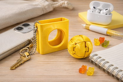 Zorbles Squishy Fidget Toy Keychain | Pocket Stress Relief Sensory Toy | Custom Color Mini Fidget for Anxiety & ADHD