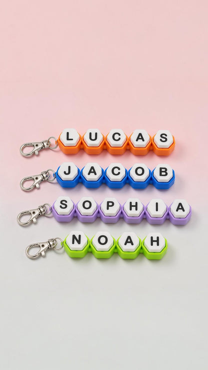 Personalized Clicker Fidget – Custom Name Keycap Clicker | 3D Printed Desk Toy | Mechanical Keyboard Switch Fidget