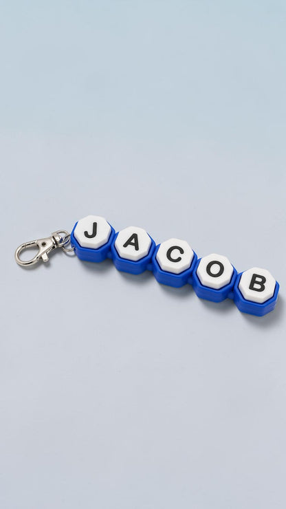 Personalized Clicker Fidget – Custom Name Keycap Clicker | 3D Printed Desk Toy | Mechanical Keyboard Switch Fidget