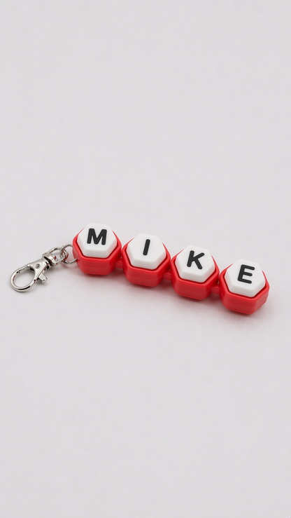 Personalized Clicker Fidget – Custom Name Keycap Clicker | 3D Printed Desk Toy | Mechanical Keyboard Switch Fidget