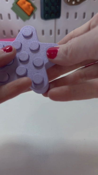 Mini Pop It Fidget Toy – Flower & Star Sensory Clickers