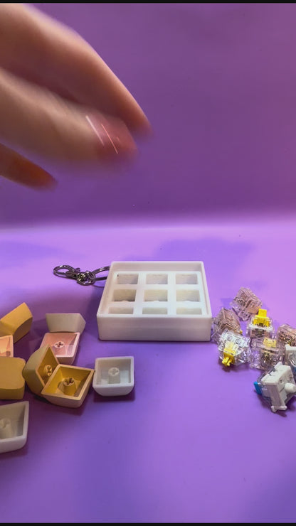 Keyboard Fidget Clicker – 9 Key ASMR Fidget Keyboard, Stress Relief Click Toy