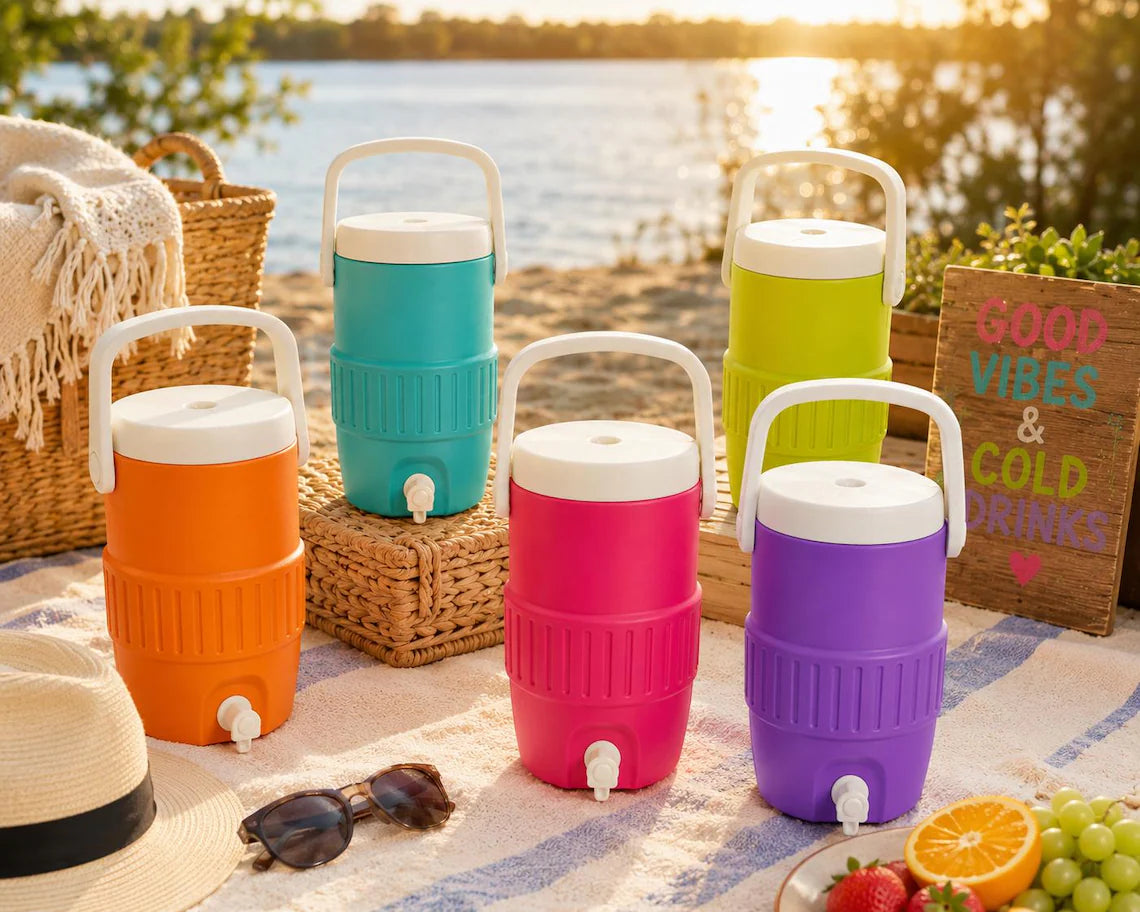 Retro Can Cooler | 12oz Standard & Slim Can Cooler | Colorful Drink Sleeve