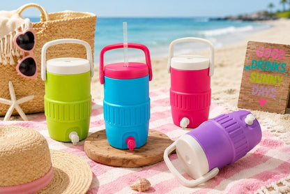 Retro Can Cooler | 12oz Standard & Slim Can Cooler | Colorful Drink Sleeve