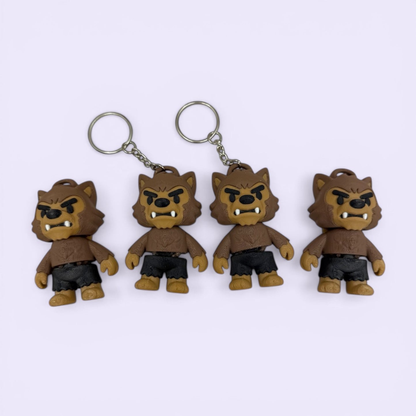 Flexi Wolfman Keychain – Articulated 3D Printed Fidget Toy