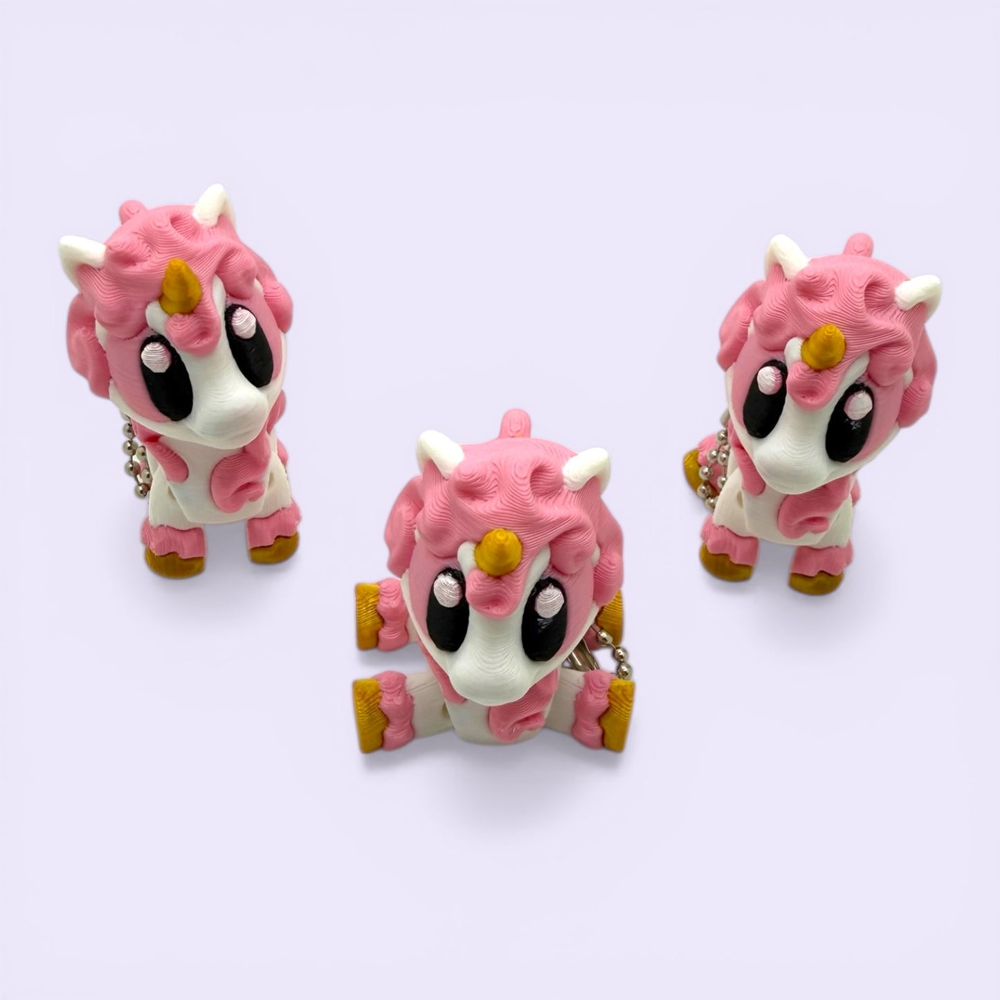 Articulated Unicorn Fidget Keychain – Cute Wiggle Sensory Toy